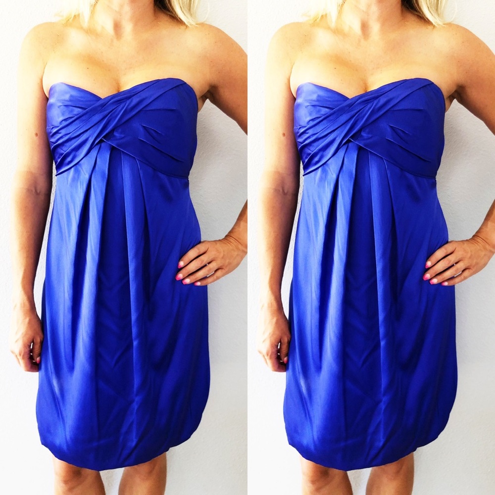 Nicole Miller strapless cocktail dress